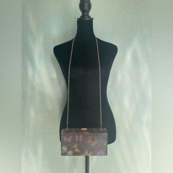 Butterfly Rhinestone Clutch - Picture 8 of 8